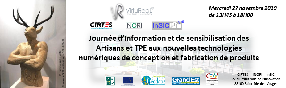 Lire la suite à propos de l’article Journée Artisans-TPE : nouvelles technologies numériques de conception et fabrication